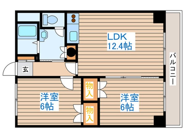 ＢＲＡＸＡ琴似の物件間取画像